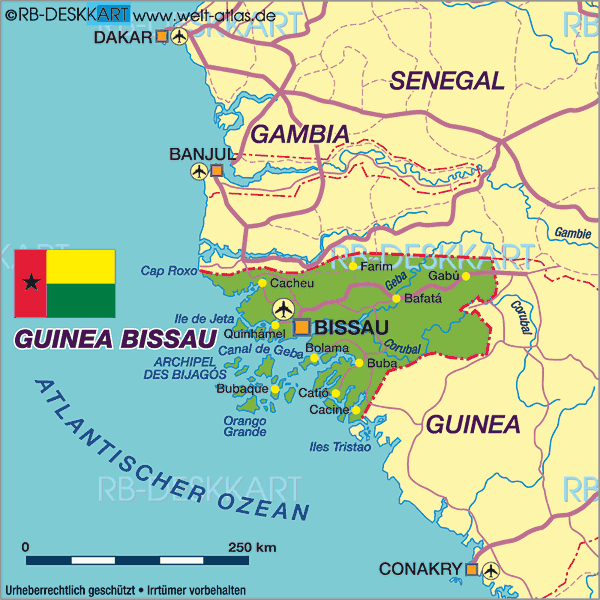 guinee bissau politique carte